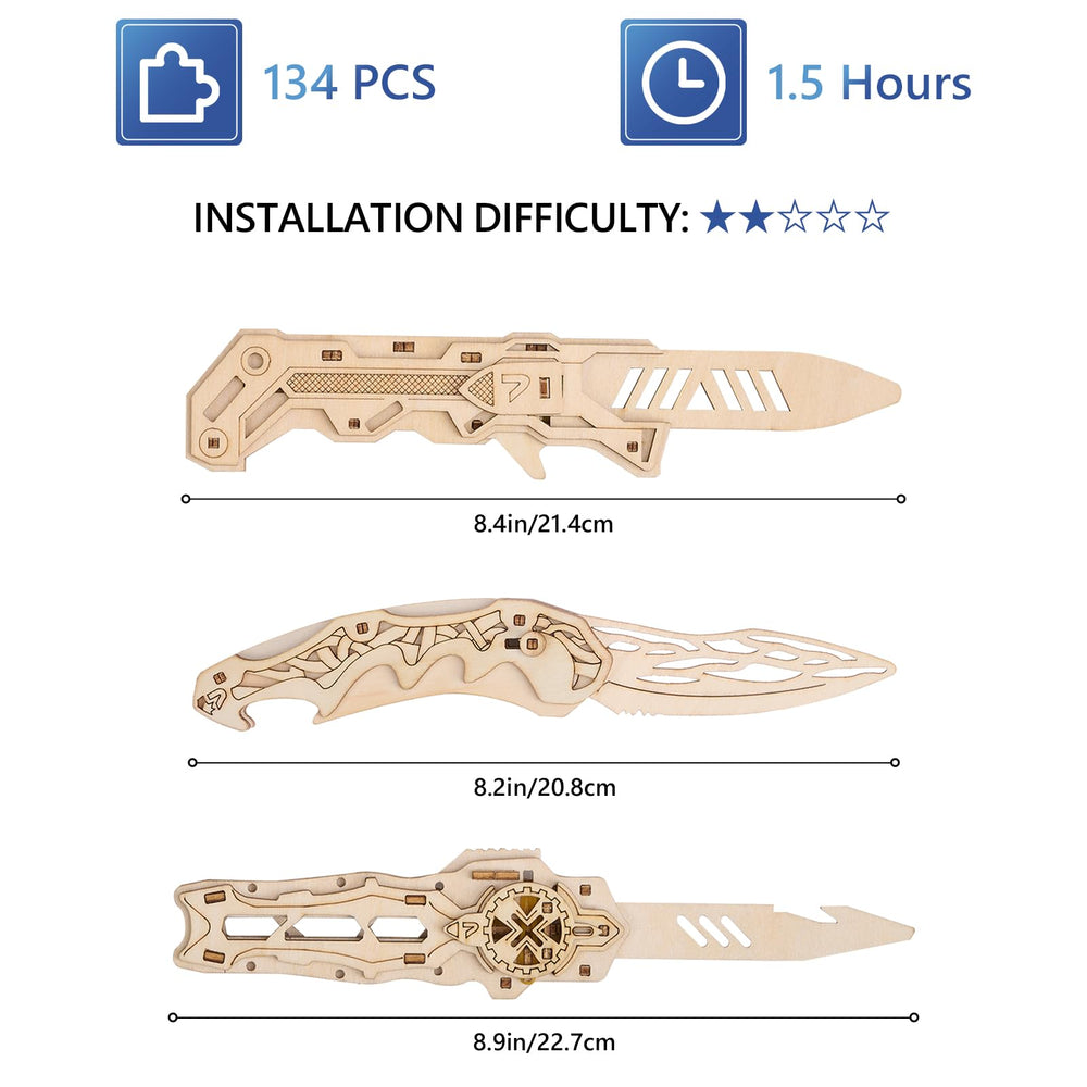 UPLIKE straight jump knife model for interactive play