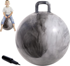 Upper Rider Clouds Hopper Ball 20-inch gray design for stylish, active play.