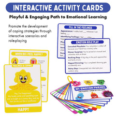 UrbanKiddy My Emotion Friends blue puppet hand used for social skills practice.