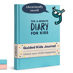 UrBestSelf 6-Minute Kids Diary cover design inviting curiosity and daily reflection.