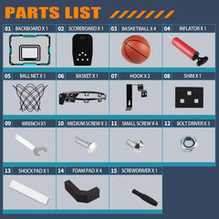 Includes four rubber balls for immediate shooting with Uregoio