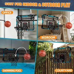 Shock-absorbing pads reduce noise on the Uregoio hoop