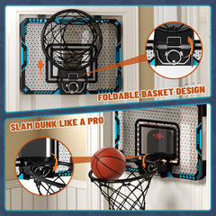 Sturdy steel rim ready for energetic dunks on the Uregoio hoop