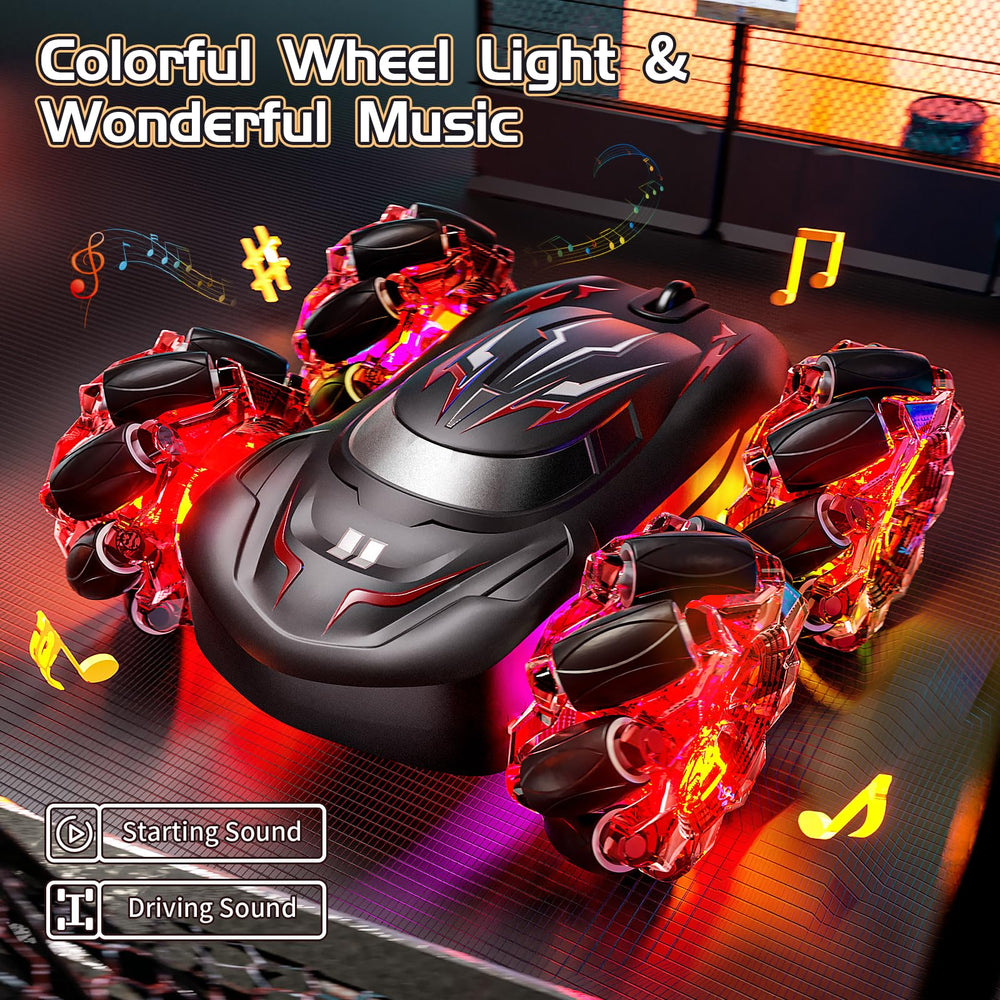 Uregoio LED wheel lights enhance visibility during night driving sessions.
