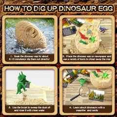 Uregoio mystery dinosaur dig parts encourage deduction and anticipation.