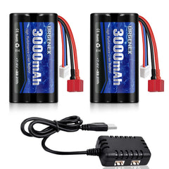 URGENEX 7.4V 3000mAh battery with Dean plug for WLtoys cars.
