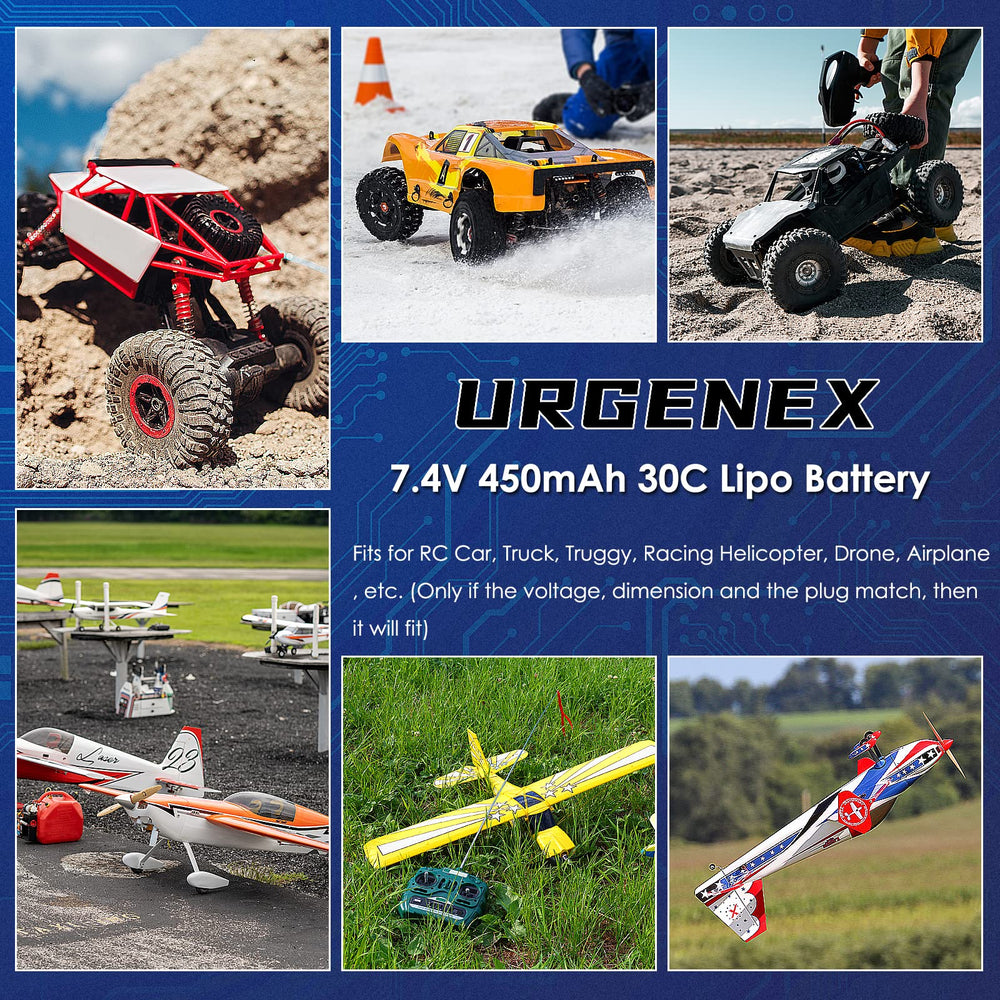 Durable LiPo rated for up to 500 cycles of reuse.