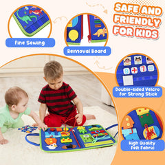 URMYWO Toddler Busy Board arrives gift-ready for birthdays or holidays.
