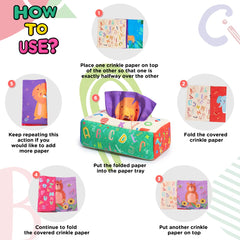 URMYWO silk scarves offer bright color patterns for visual tracking and focus.