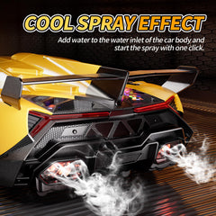 Uregoio RC Car includes two rechargeable batteries for longer sessions.