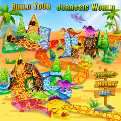 URRLUNA dinosaur magnetic tiles set sparks imaginative building adventures