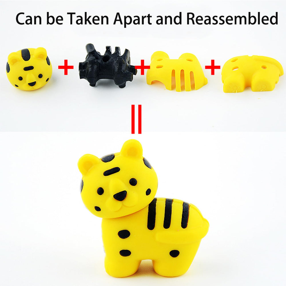 URSKYTOUS Christmas party favors erasers, bright colors for goody bags