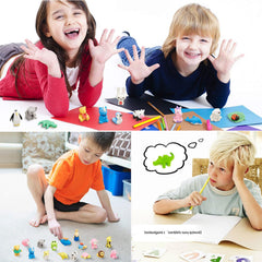 URSKYTOUS safari and zoo animal erasers, playful desk buddies for projects