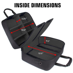 USA Gear XL MTG Deck Box elastic security strap keeps contents secure