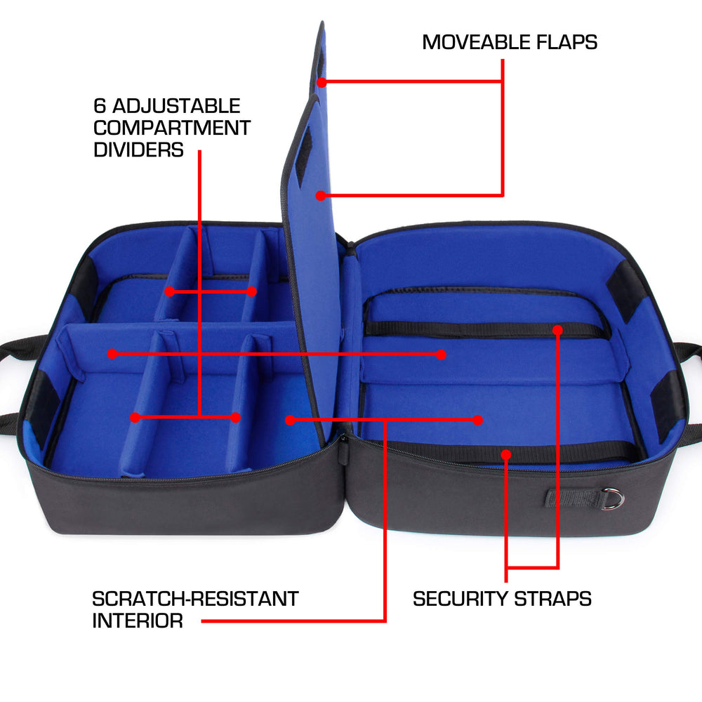 USA Gear XL reinforced-padded-interior cushions decks against impact