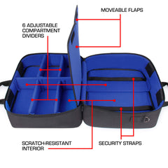 USA Gear XL reinforced-padded-interior cushions decks against impact