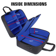 USA Gear XL weather-resistant-exterior protects your cards from rain and scrapes