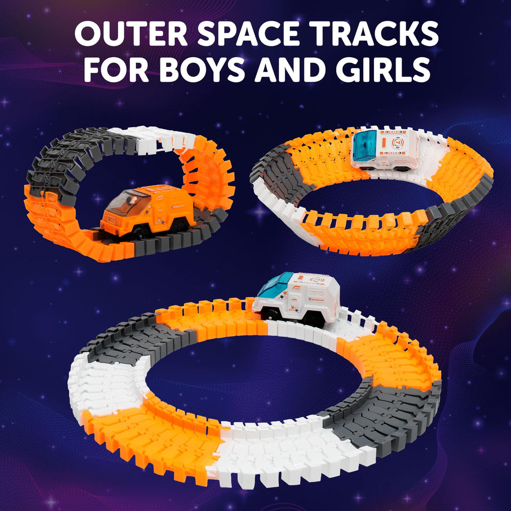 USA Toyz Galactic Race Tracks flexible tracks for endless layouts