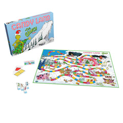 USAOPOLY Candy Land Grinch cards bring color and family fun.