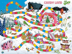 USAOPOLY Candy Land Grinch Mt. Crumpit finish adds festive suspense.