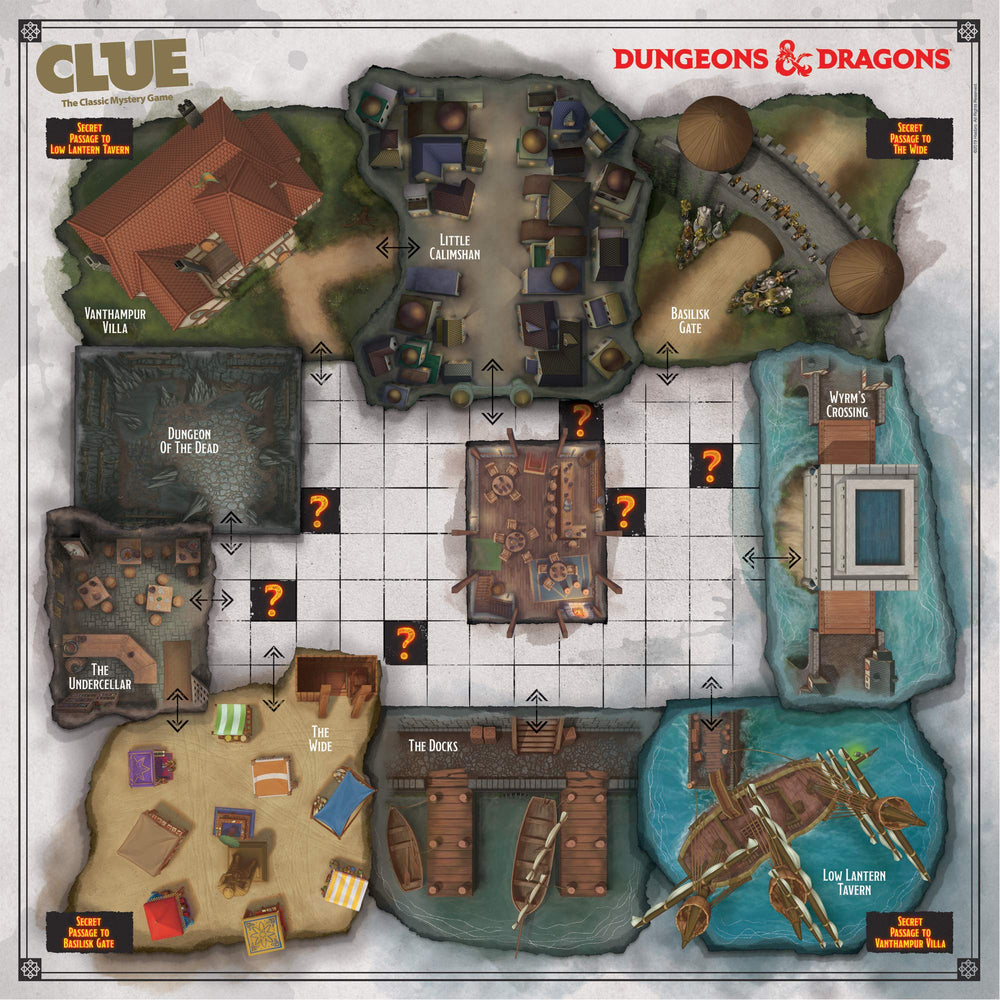 USAOPOLY Clue D&D Lulu figurine adds character depth for deduction rounds.