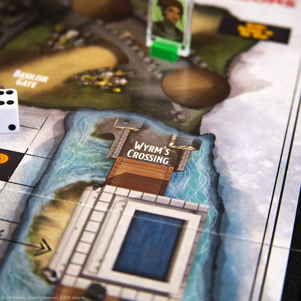 USAOPOLY Clue D&D weapon card sparks suspenseful reveals.