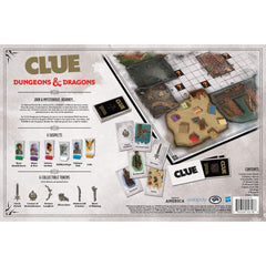 USAOPOLY Clue D&D hidden map hints locations for exploration.