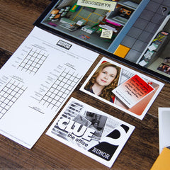 USAOPOLY CLUE intrigue cards adding twists to gameplay.