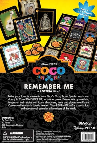 USAOPOLY Coco Remember Me boards offer a large, family-friendly play area