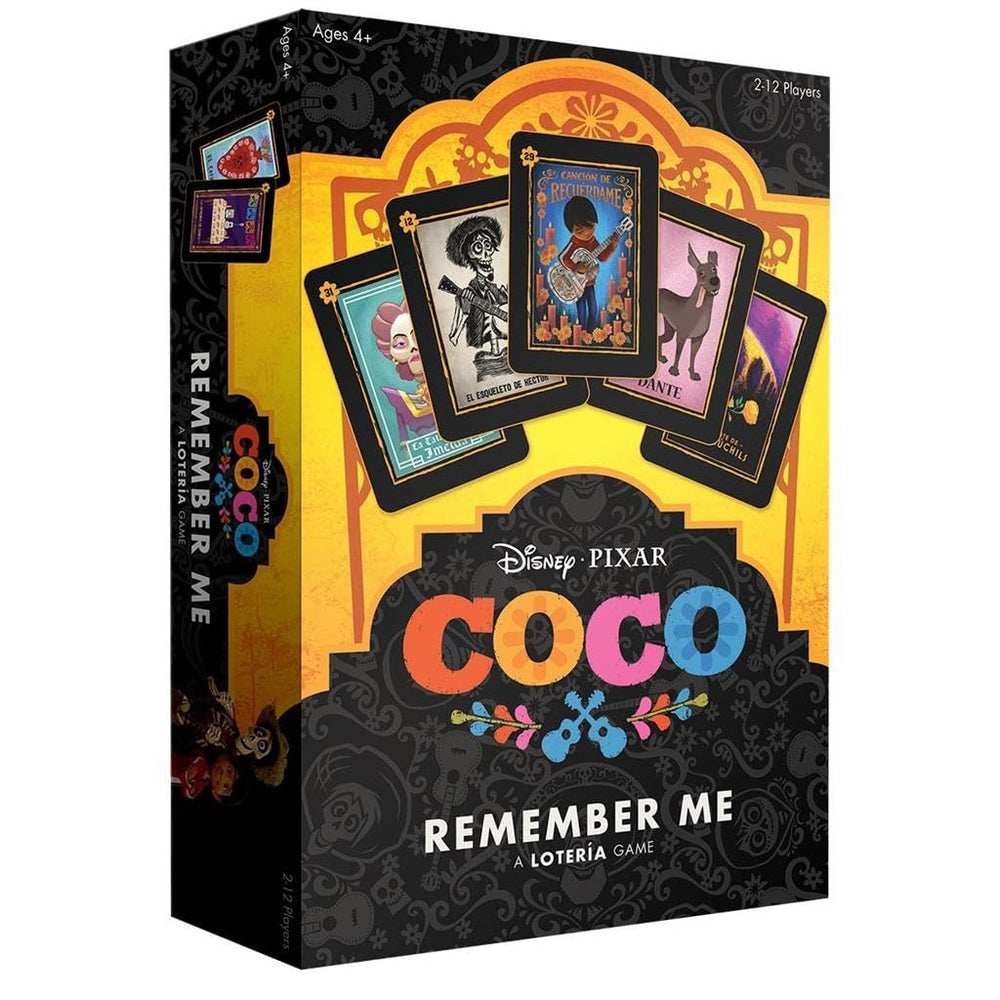 USAOPOLY Coco Remember Me cards with vibrant art for family game nights