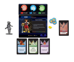 USAOPOLY Kingdom Hearts Talisman spells and cards capture magical elements