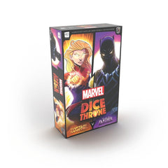 USAOPOLY Marvel Dice Throne Captain Marvel dice for fast, tactical duels