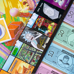 USAOPOLY Rick and Morty token Rick's Car—dynamic piece for player turns.