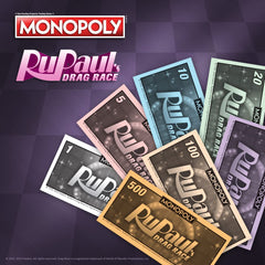 USAOPOLY Monopoly RuPaul’s Drag Race token-reading-glasses signals smart moves.