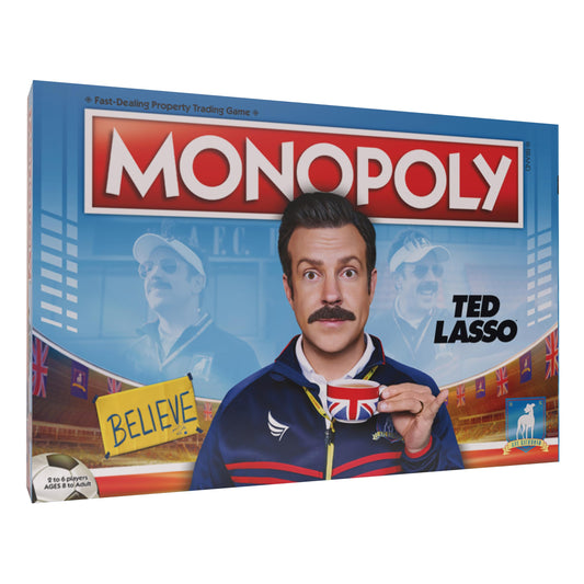 USAOPOLY Ted Lasso Teds Visor token adds nostalgic flair to game night.