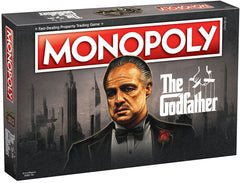 USAOPOLY Monopoly The Godfather 50th Anniversary box, a collectible centerpiece for game nights.