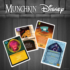 USAOPOLY Munchkin Disney card game artwork captures beloved Disney moments