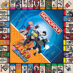 USAOPOLY Naruto Monopoly mission cards offering new challenges to vary rounds.