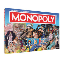 USAOPOLY One Piece Edition cover art for exciting family game nights.