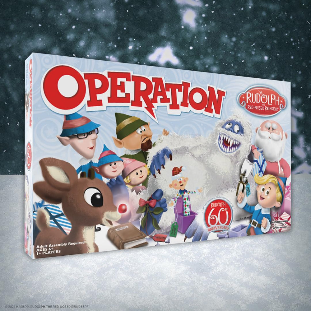 USAOPOLY Operation Rudolph custom cards money and rules for complete setup