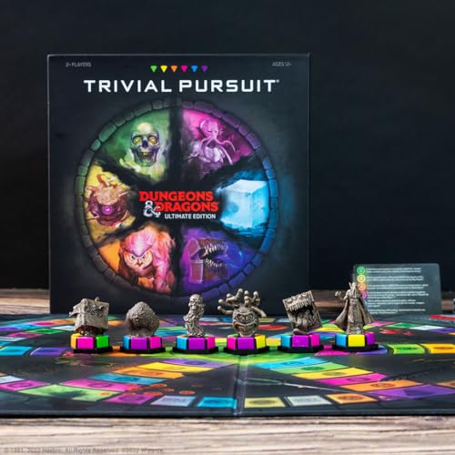USAOPOLY Trivial Pursuit D&D Mind Flayer mover enhances storytelling during challenges