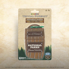 USAOPOLY Trivial Pursuit National Parks historic-site map captures park history while playing.