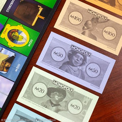 USAOPOLY MONOPOLY Shrek Edition Onion token adds playful misdirection in gameplay.