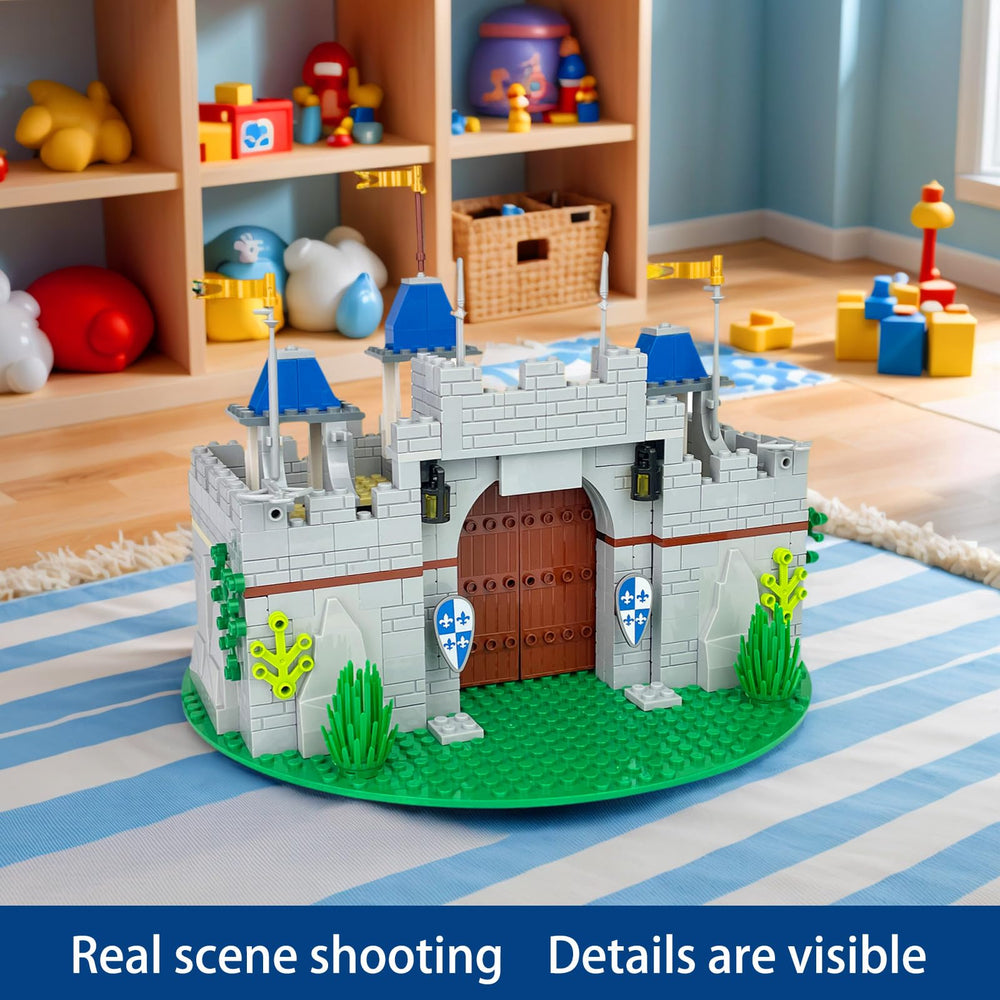 Usoway town-square style set compatible with Lego for expanded play.