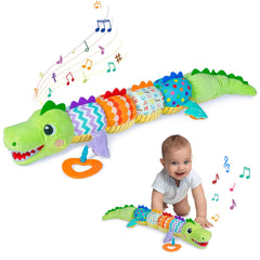 Ussybaby crocodile caterpillar front view toy for early exploration