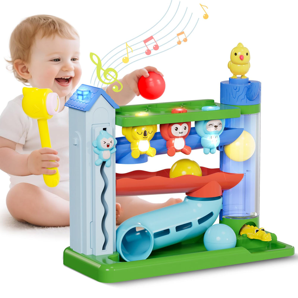 Ussybaby hammer-toddler-musical-toy with bright lights and melodies for active play