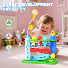 Ussybaby sloth-light-up-toy lighting up on interaction to encourage exploration
