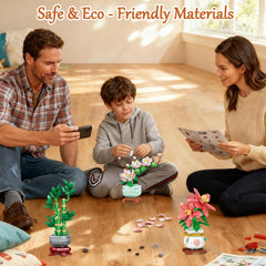 USVillGO Botanicals bonsai ABS plastic kit promotes safe, eco-friendly crafting.