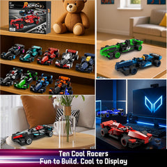 Utbttor F1 cars safe ABS plastic kit for ages six and up