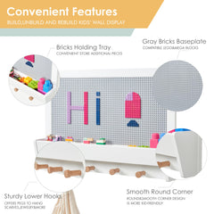 UTEX 2-in-1 Building Panel bottom tray for small bricks and trinkets.